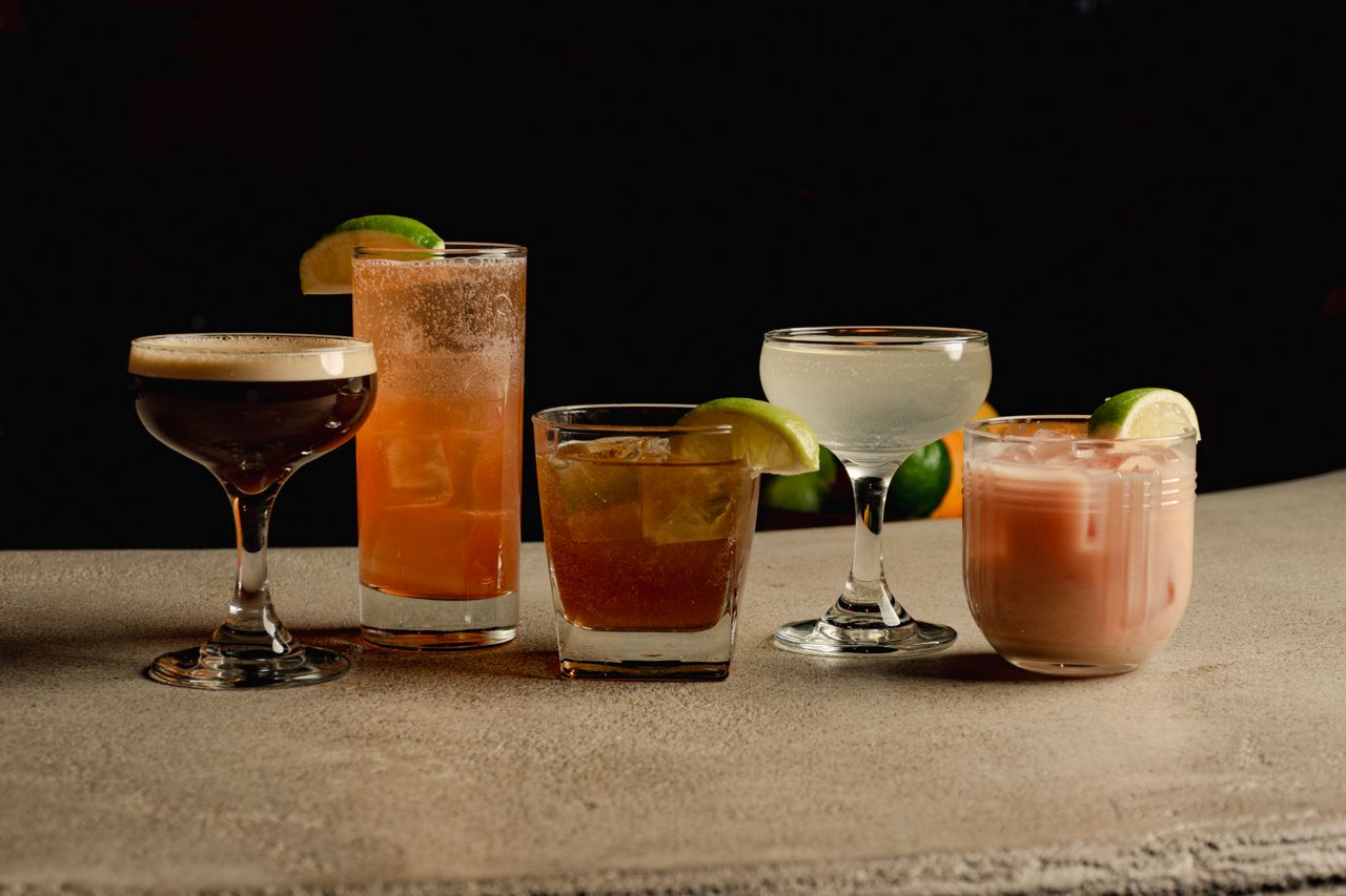 A selection of cocktails from Neon Tiger