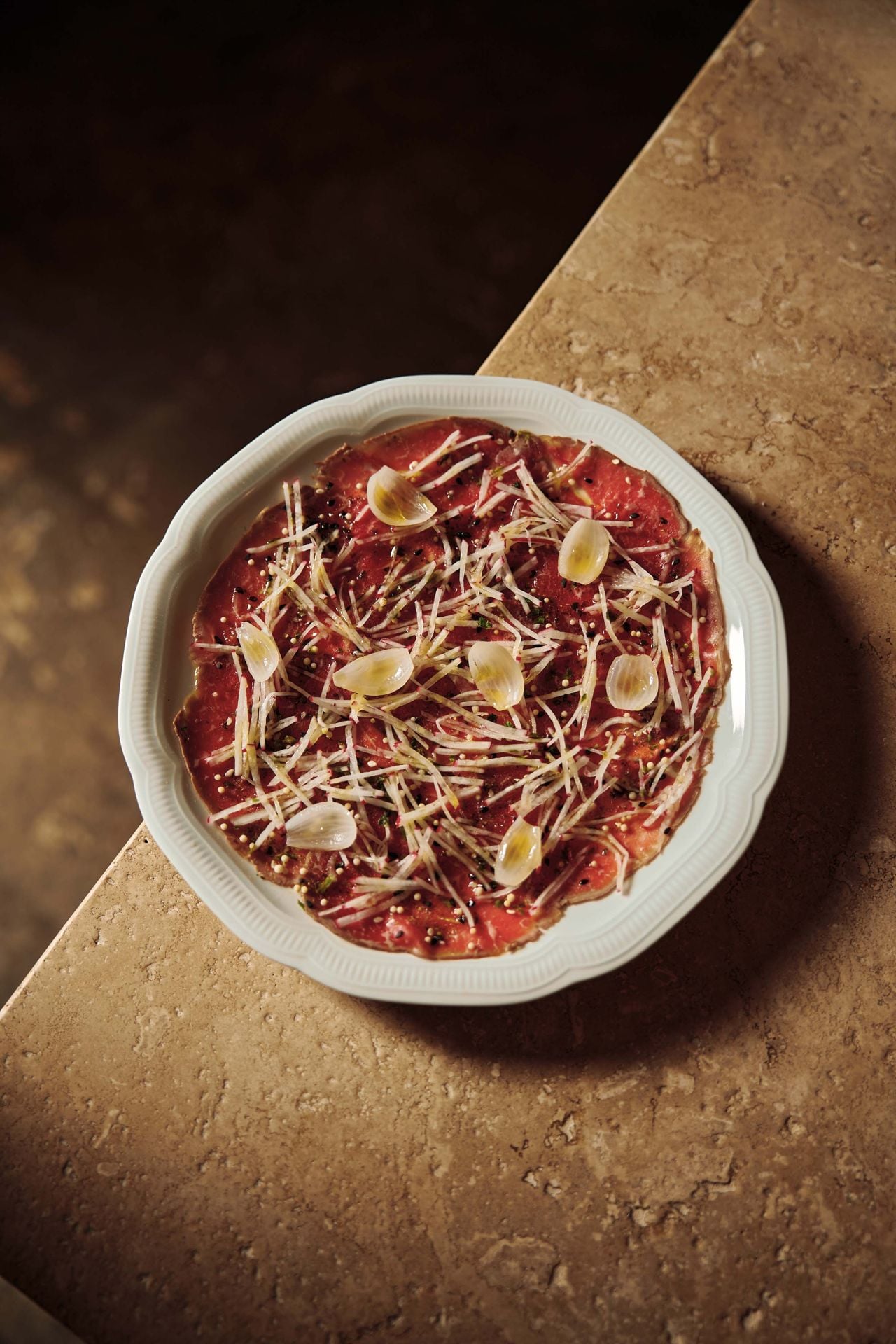 Beef carpaccio
