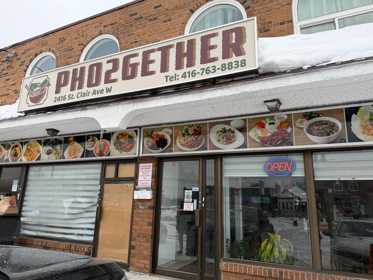 The exterior of Pho2Gether, a Vietnamese restaurant
