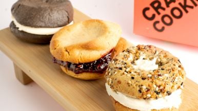This popular Toronto bakery is now making everything bagel cookie sandwiches