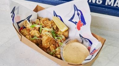 Ballpark calamari, anyone? Here’s the new starting lineup of snacks and drinks at the Rogers Centre