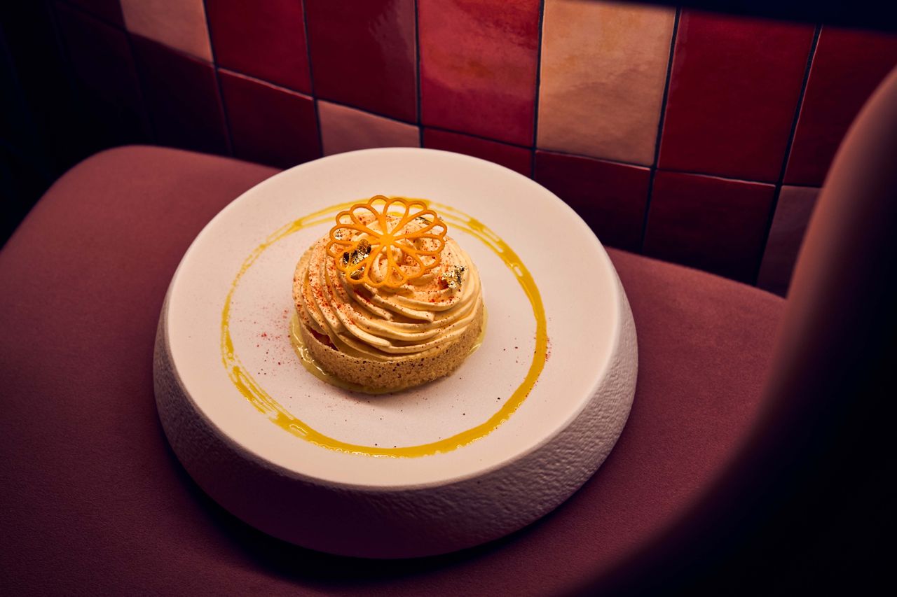 A take on gewar, a traditional Rajasthani dessert