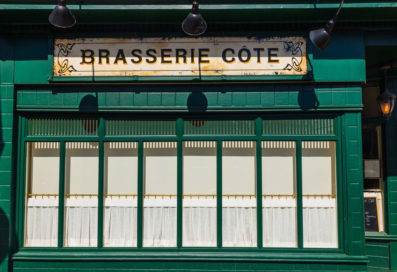 The exterior of Brasserie Côte