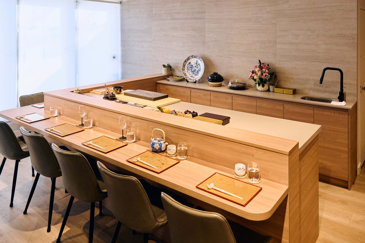 The dining room at the Onda, an omakase restaurant in Toronto