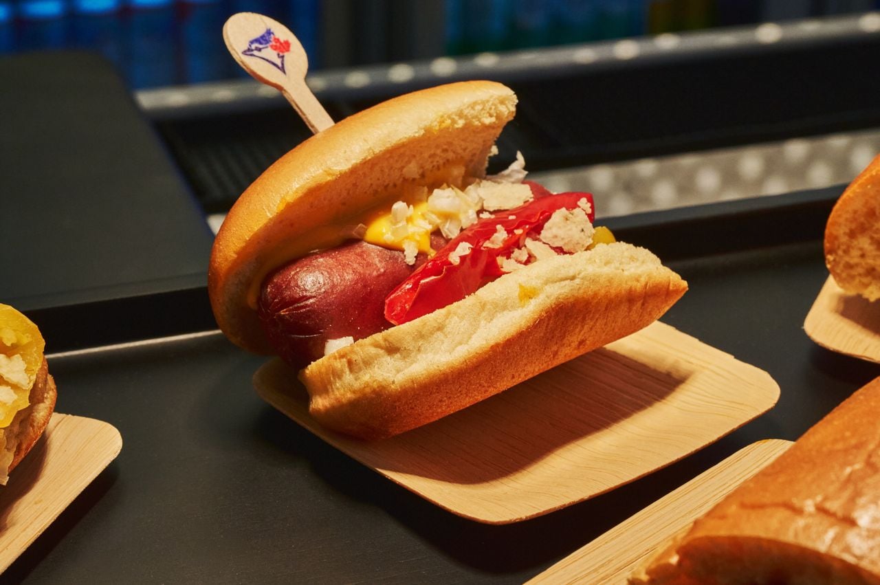 The Ace hot dog at Rogers Centre
