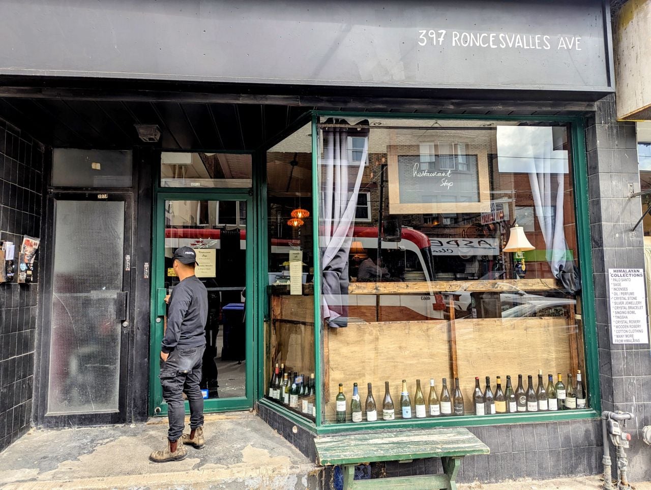 The exterior of Stop Restaurant