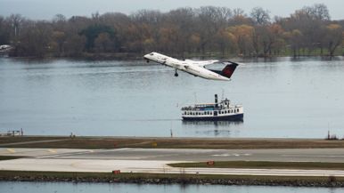 The city and Queen's Park are fighting over the island airport