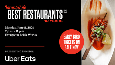 Toronto Life ’s Best Restaurants returns for its 10th anniversary