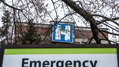 The emergency room at Michael Garron Hospital is treating double its patient capacity