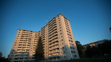 The city has begun $120,000 in repairs at 500 Dawes Road, and is making the landlord pay for it