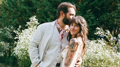 Inside a DIY cabin wedding that turned into a forest rave