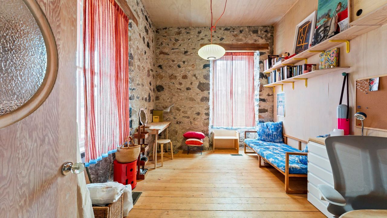 Inside a technicolour rural farmhouse lovingly restored by director Eva Michon and musician Sebastien Grainger