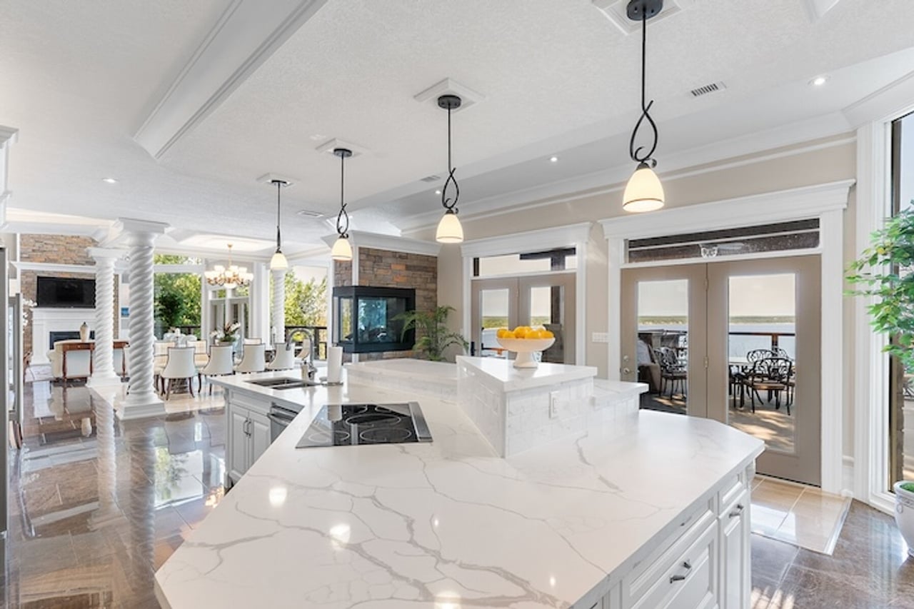 $5 million for a cliffside Bruce Peninsula mansion with lollipop columns
