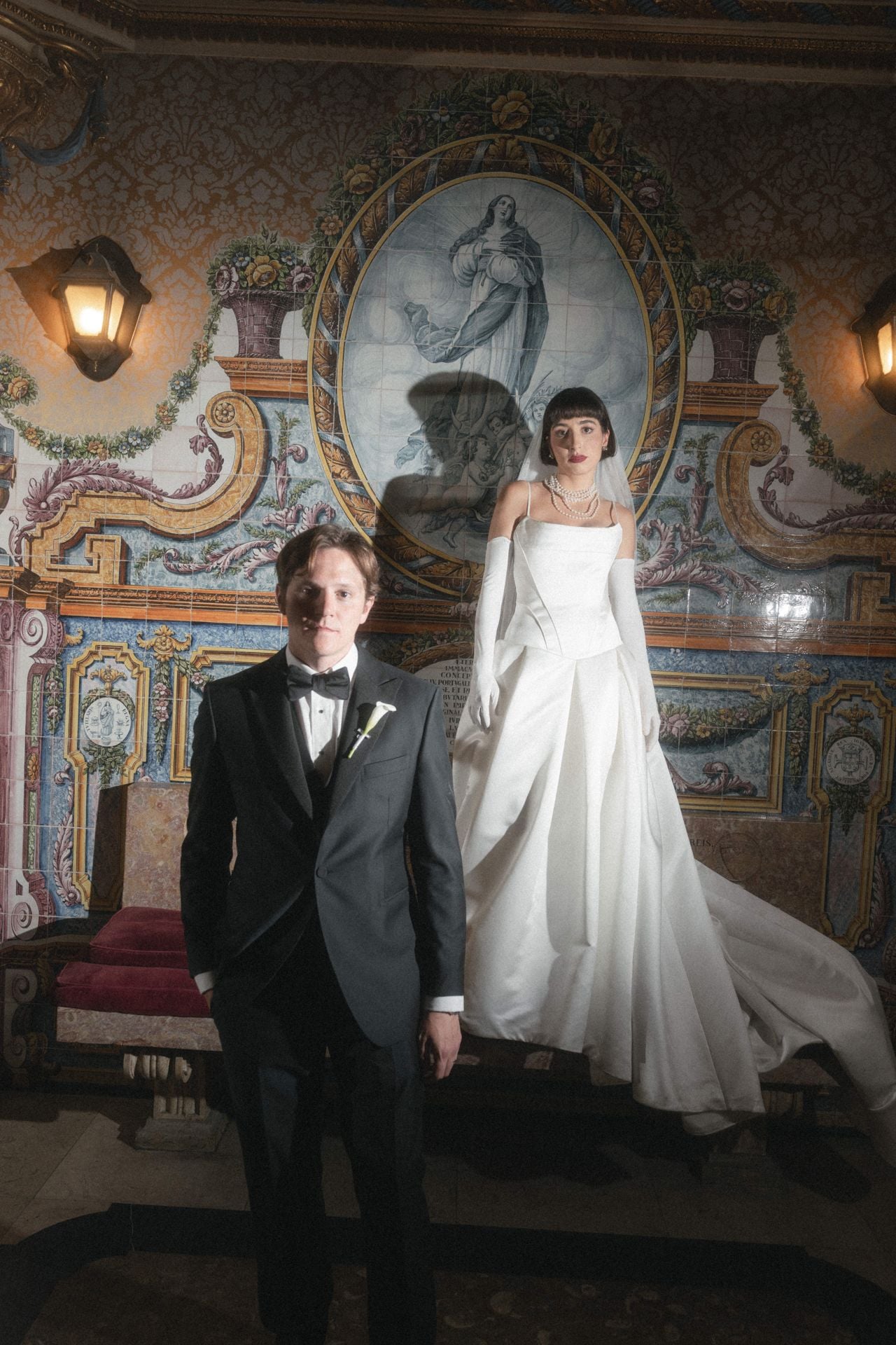 Inside a moody, artsy destination wedding in Portugal