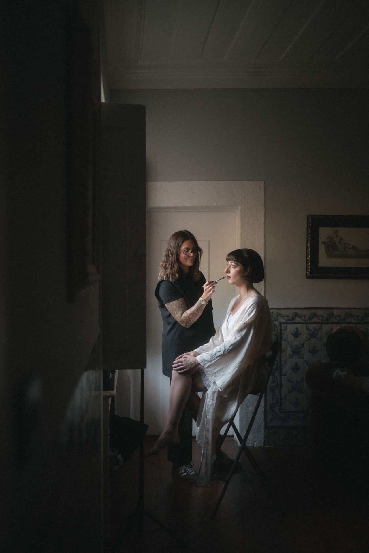 Inside a moody, artsy destination wedding in Portugal