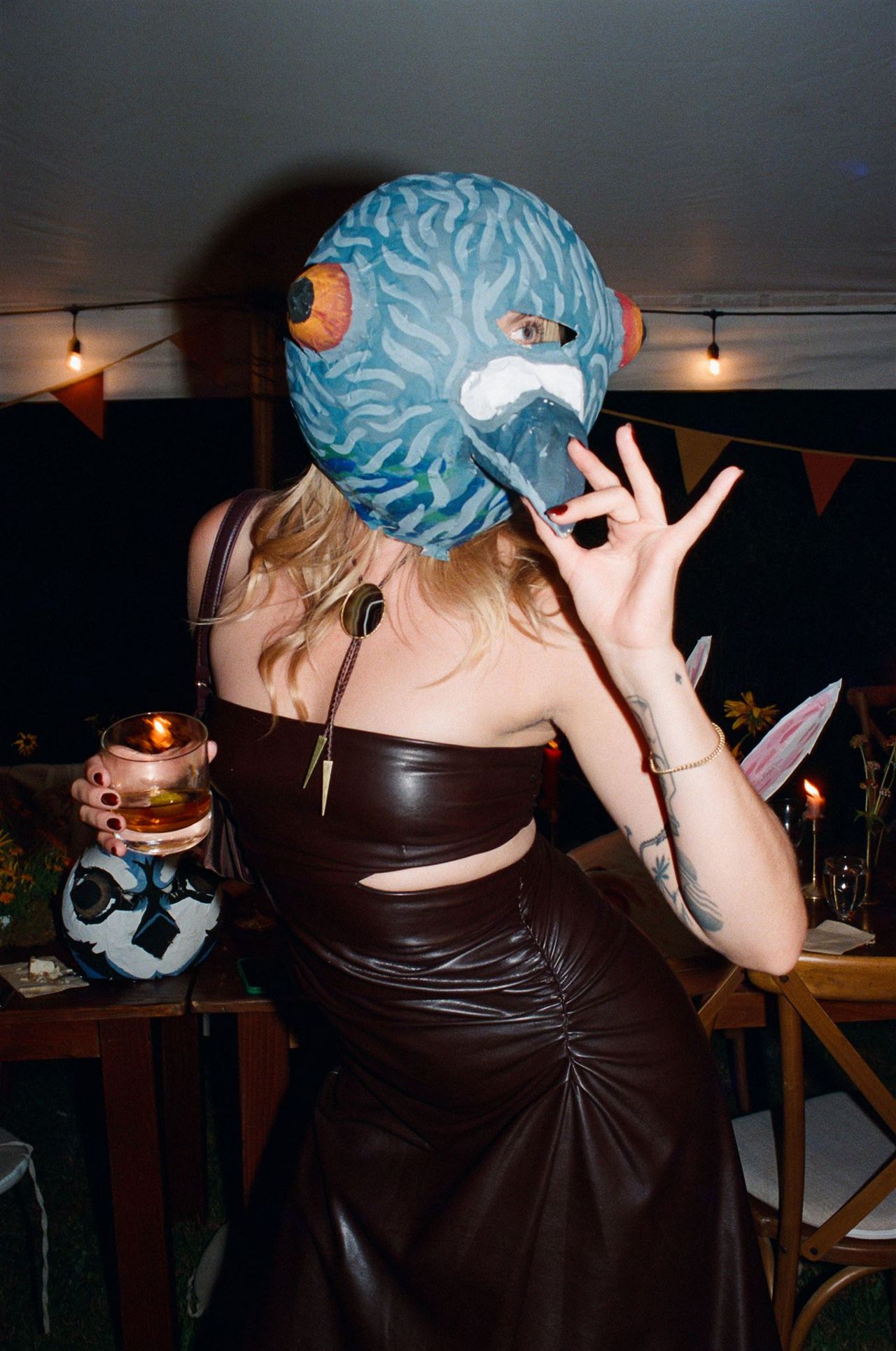 Inside a DIY cabin wedding that turned into a forest rave