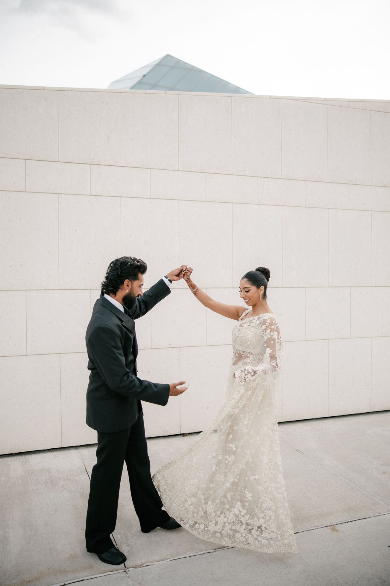 Inside the rhythmic Bollywood-inspired wedding of two competitive dancers