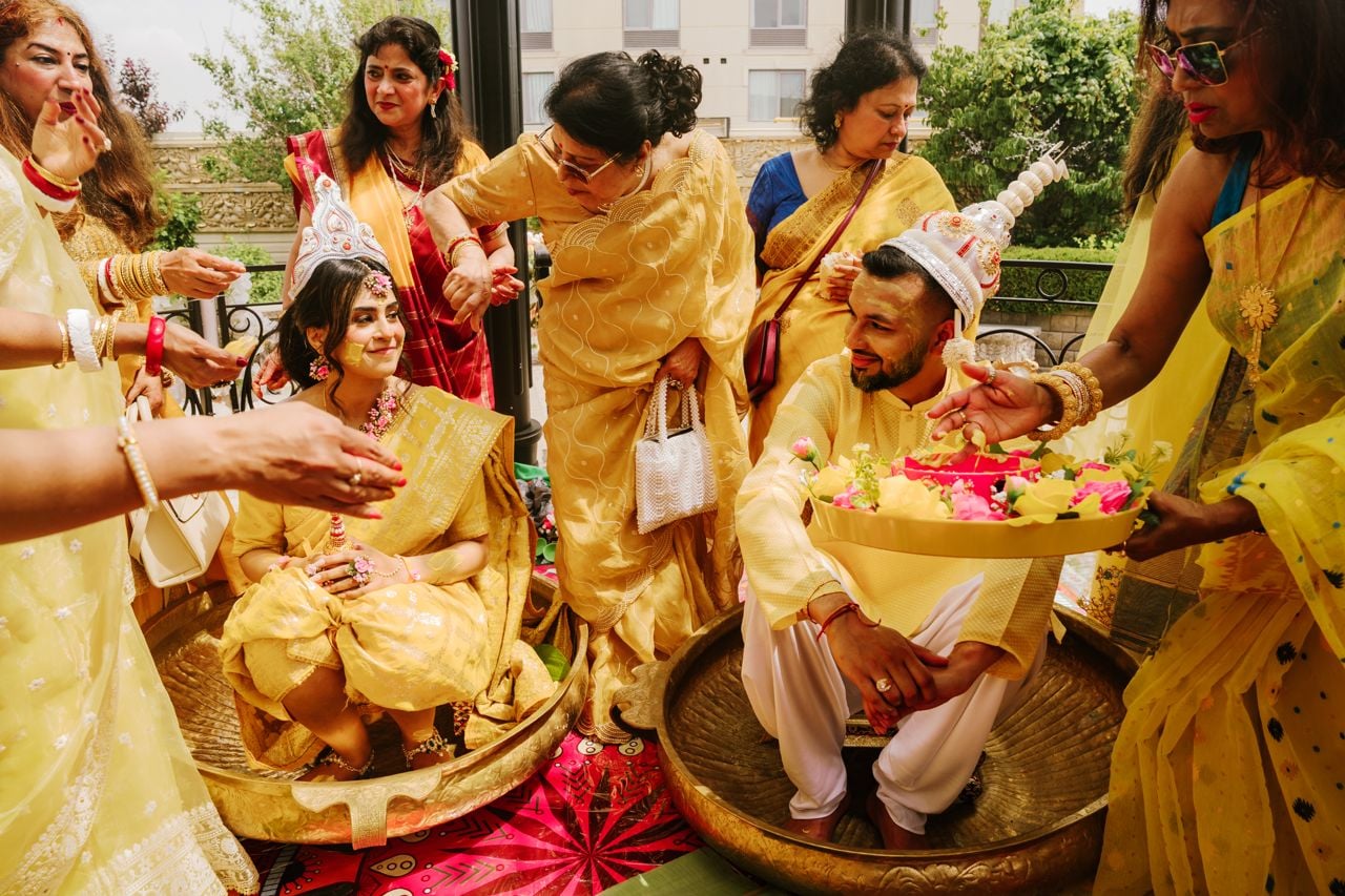 Two dog lovers marry in a lavish five-day canine-friendly celebration