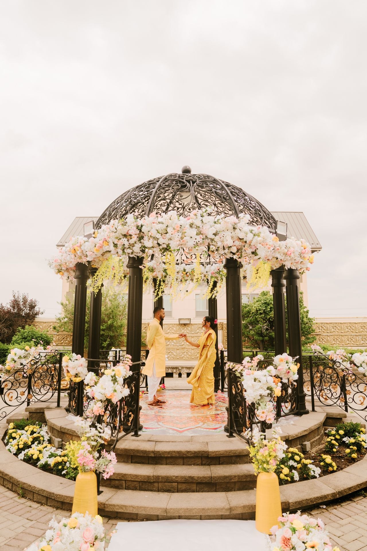 Two dog lovers marry in a lavish five-day canine-friendly celebration
