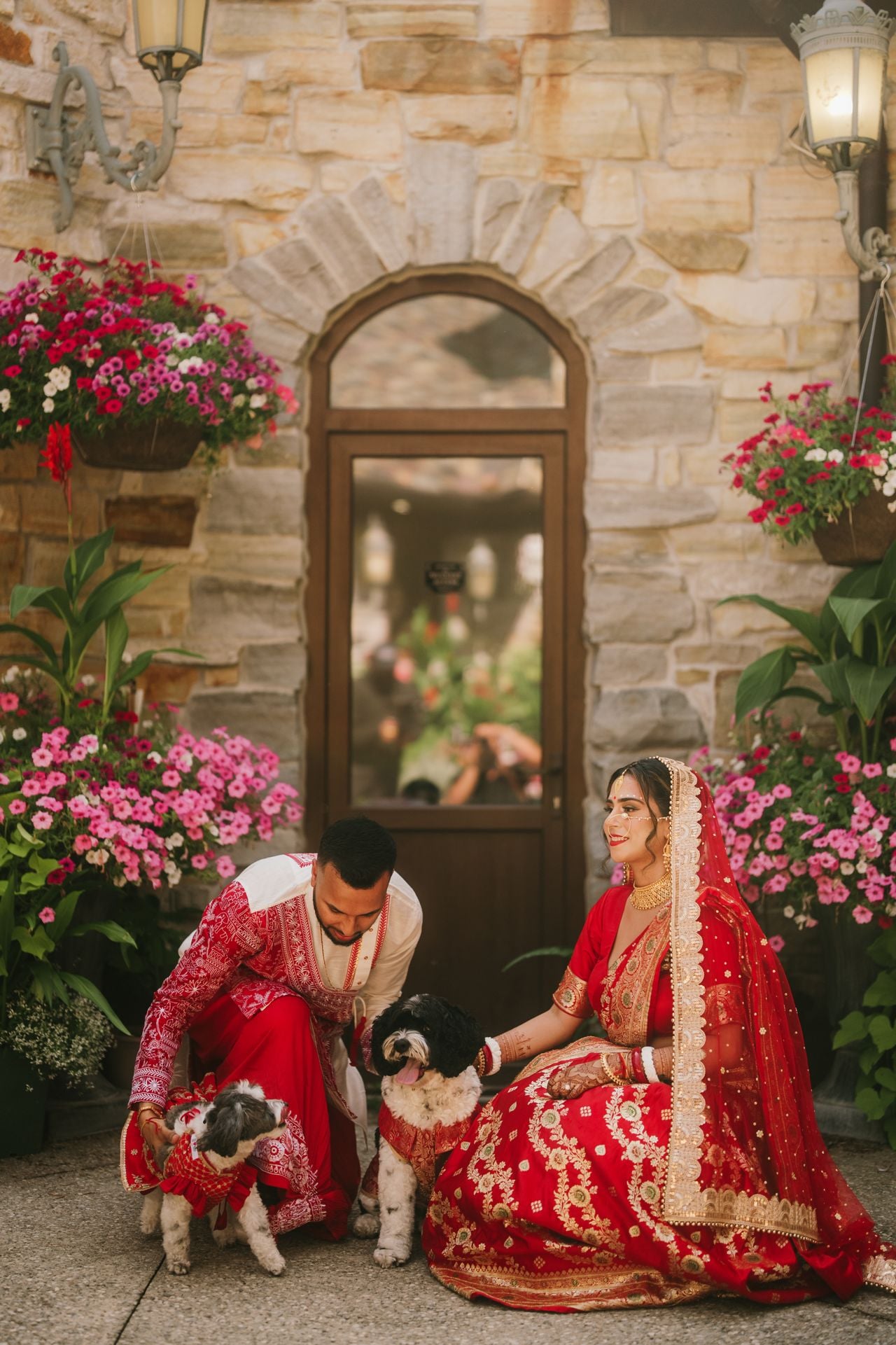 Two dog lovers marry in a lavish five-day canine-friendly celebration