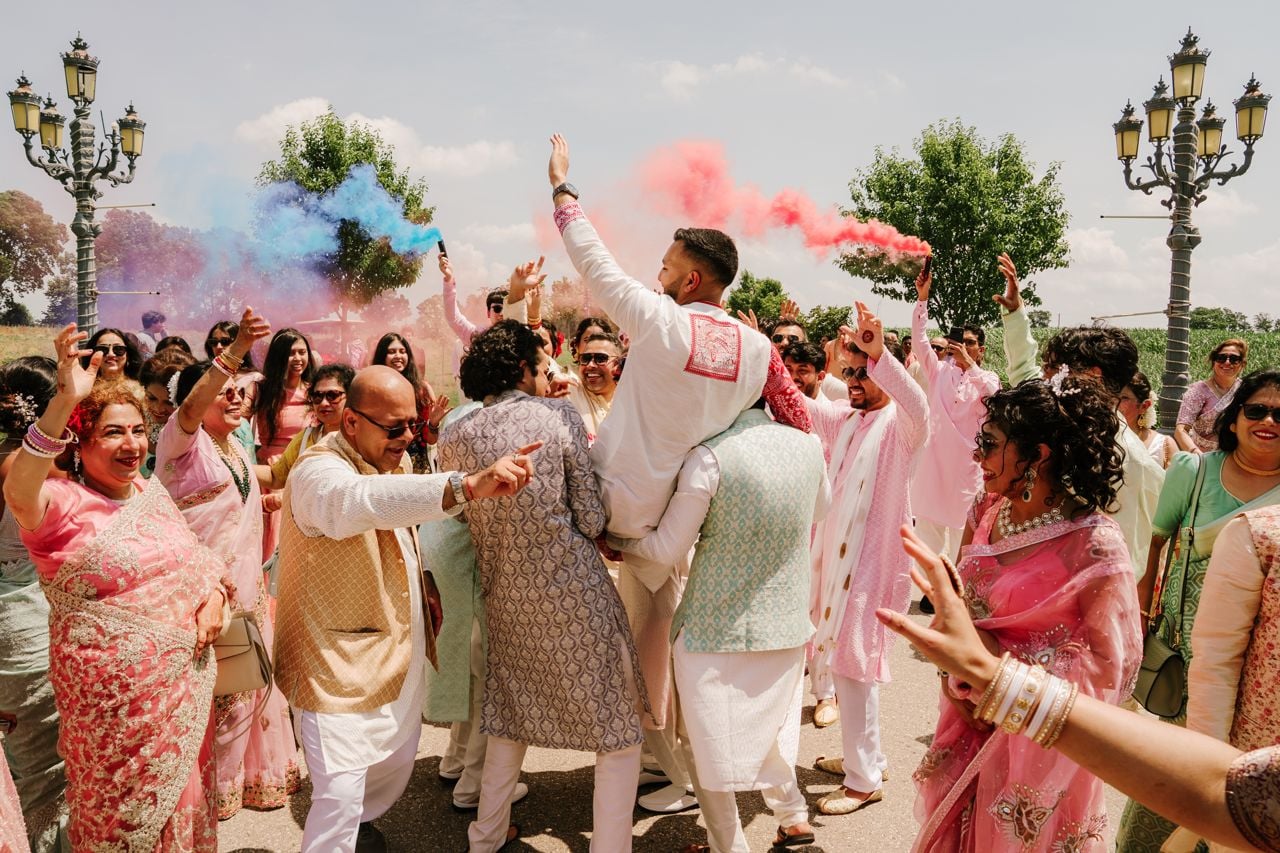 Two dog lovers marry in a lavish five-day canine-friendly celebration