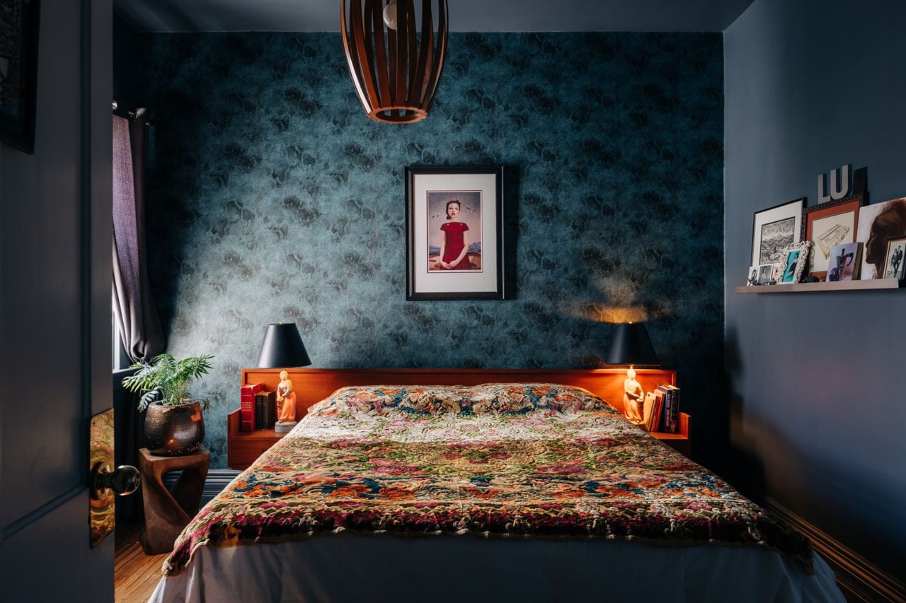This couple turned a Dundas West Victorian into a dark and sultry Hollywood Regency palace
