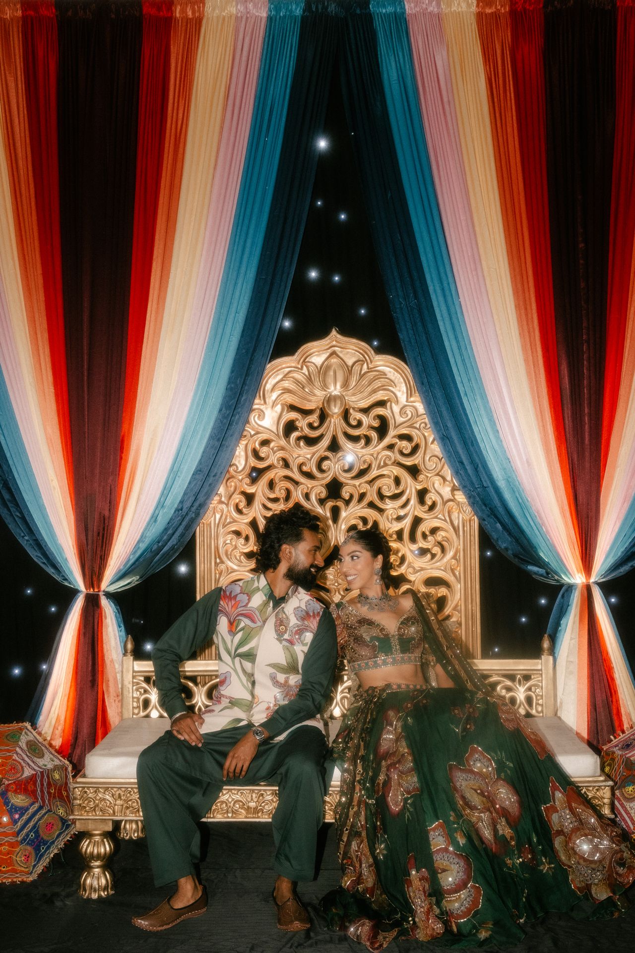 Inside the rhythmic Bollywood-inspired wedding of two competitive dancers