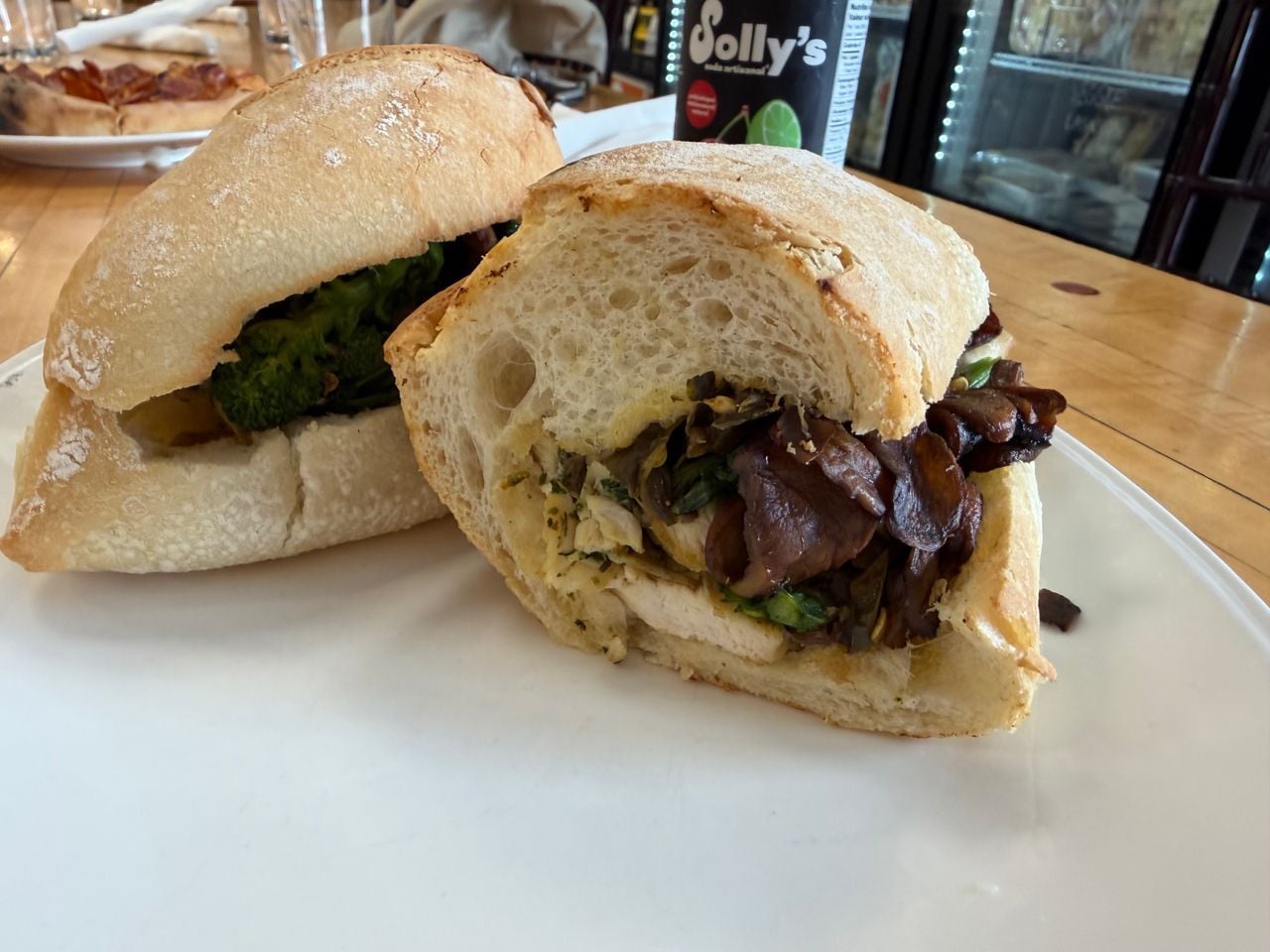An Italian panino