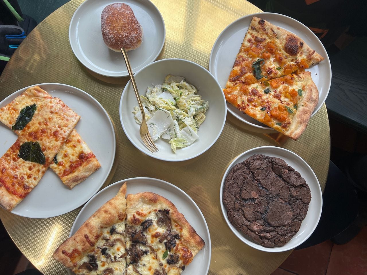 A spread of dishes from Alimentari, an Italian store and restaurant on Roncesvalles