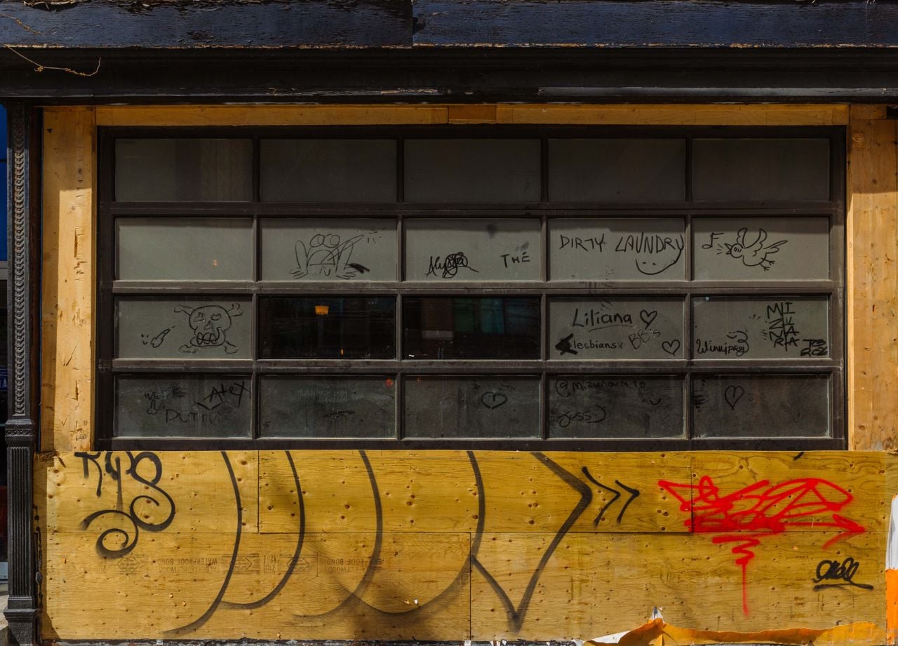 The exterior of Dirty Laundry