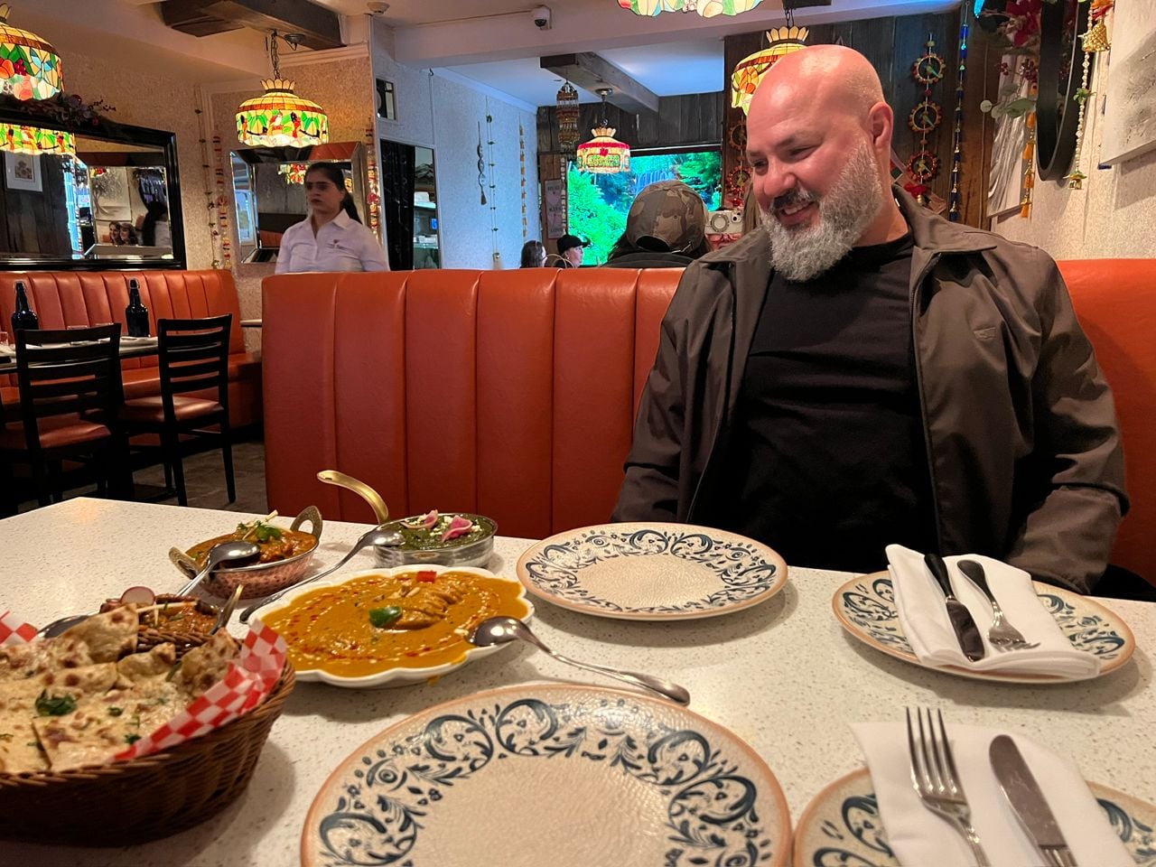 Chef Moeen Abuzaid at Dil Se Indian restaurant