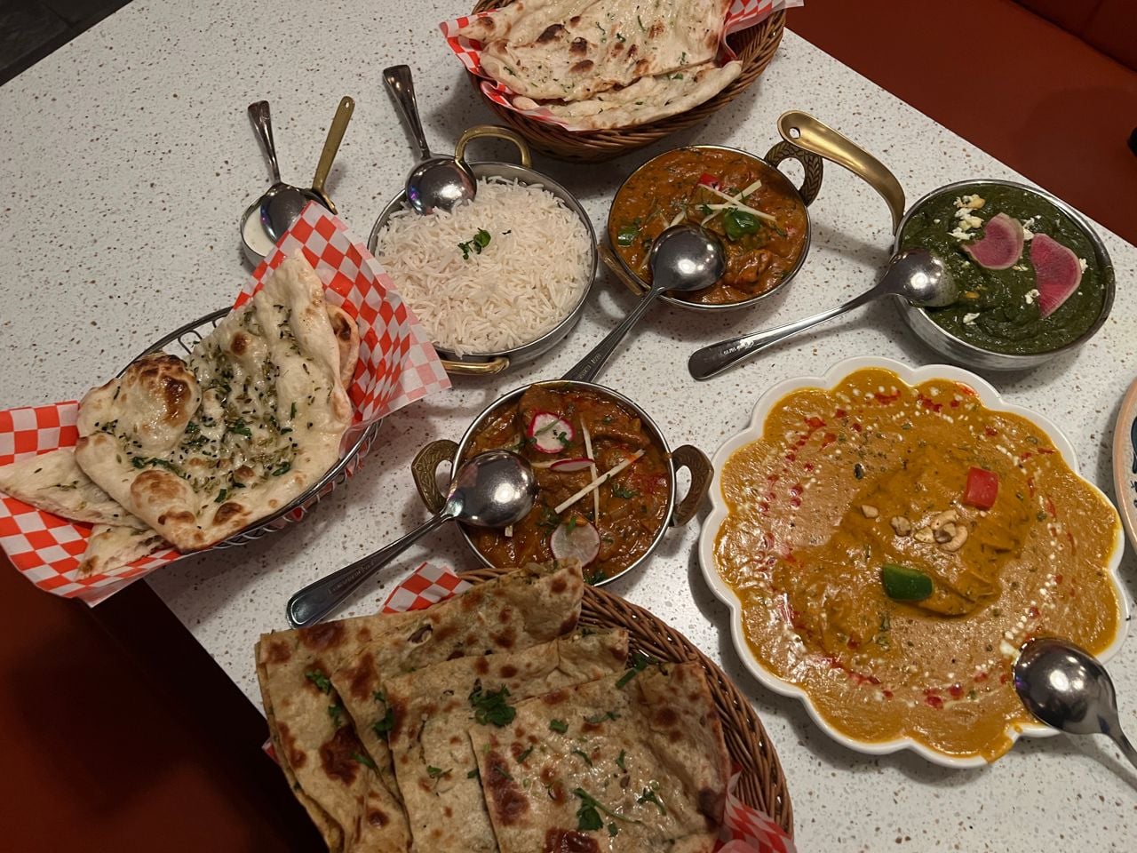 A spread of dishes from Dil Se Indian