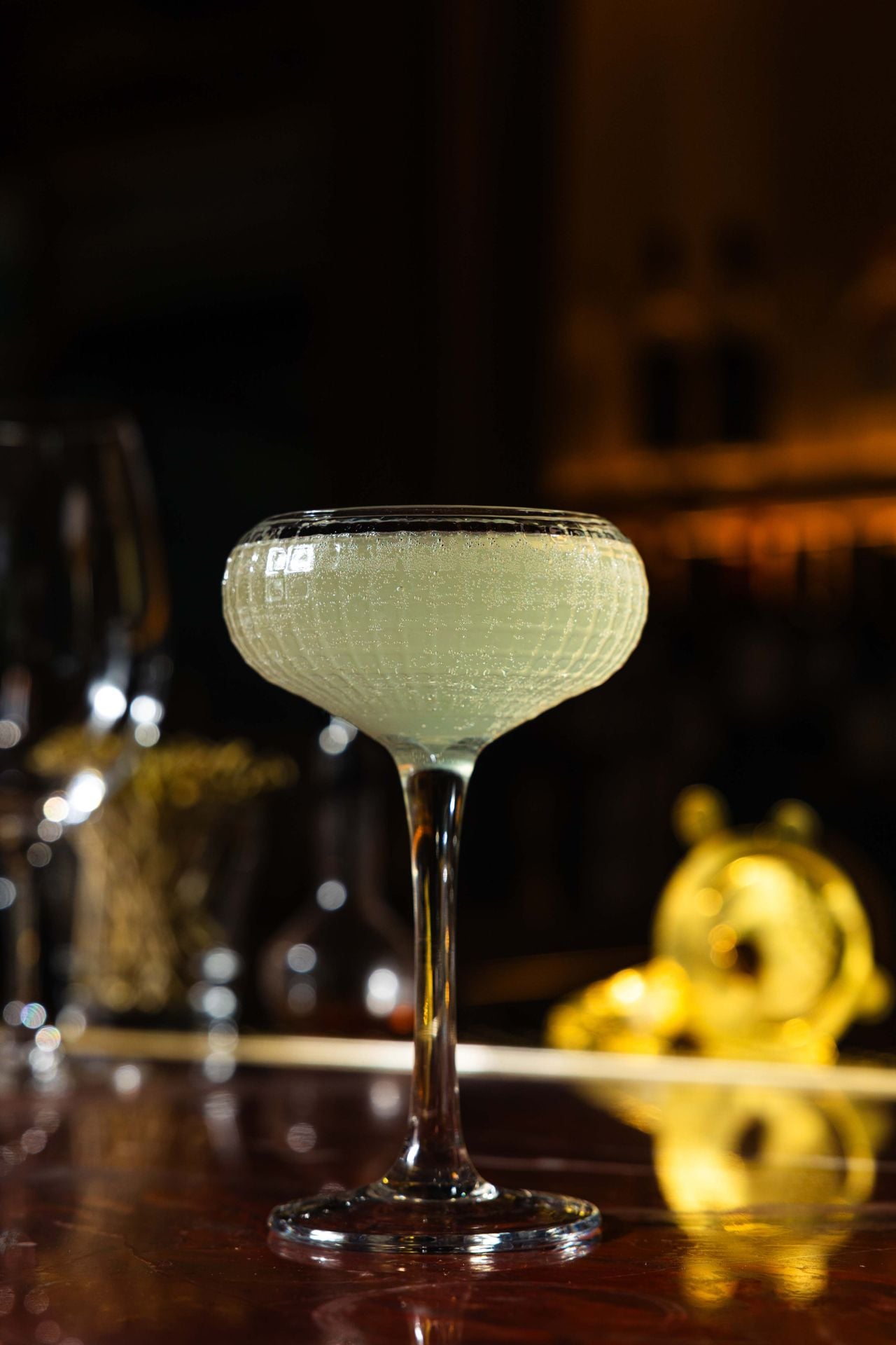 The Yuzu Bloom cocktail at Riley's Fish and Steak