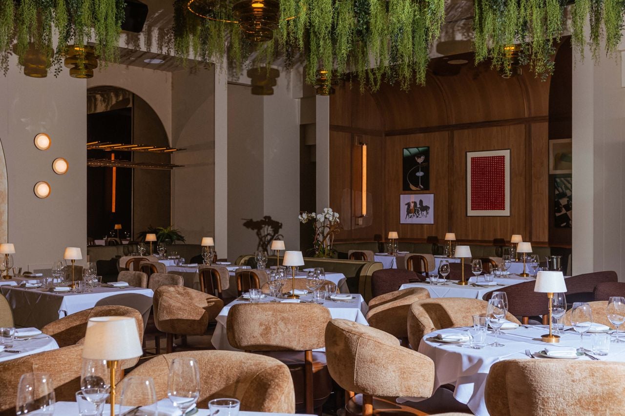 The dining room at Riley's Fish and Steak in Toronto