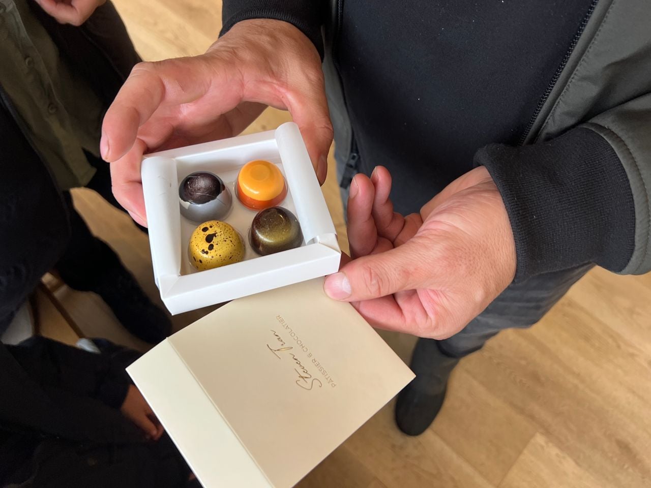 A box of bonbons from Steven Tran Patisserie and Chocolatier