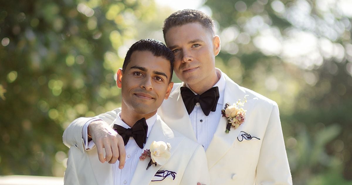 Inside a black-tie queer wedding that doubled as an ornate garden party - Toronto Life