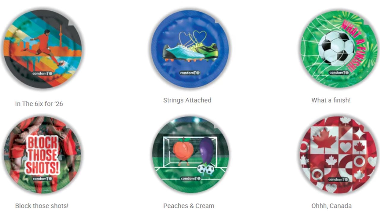 The city's World Cup condoms are ready