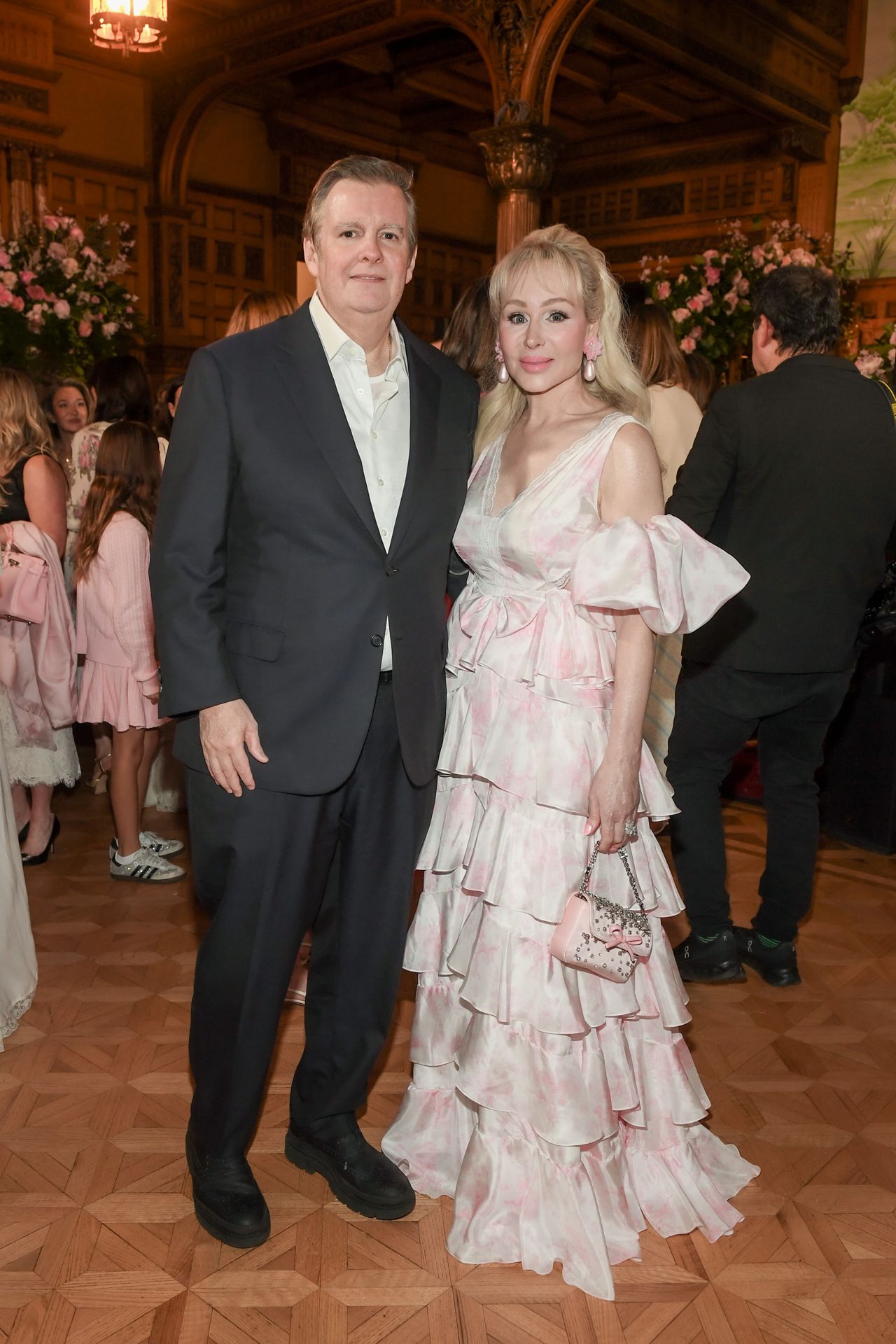 What went down at a frilly fashion show hosted by Suzanne Rogers