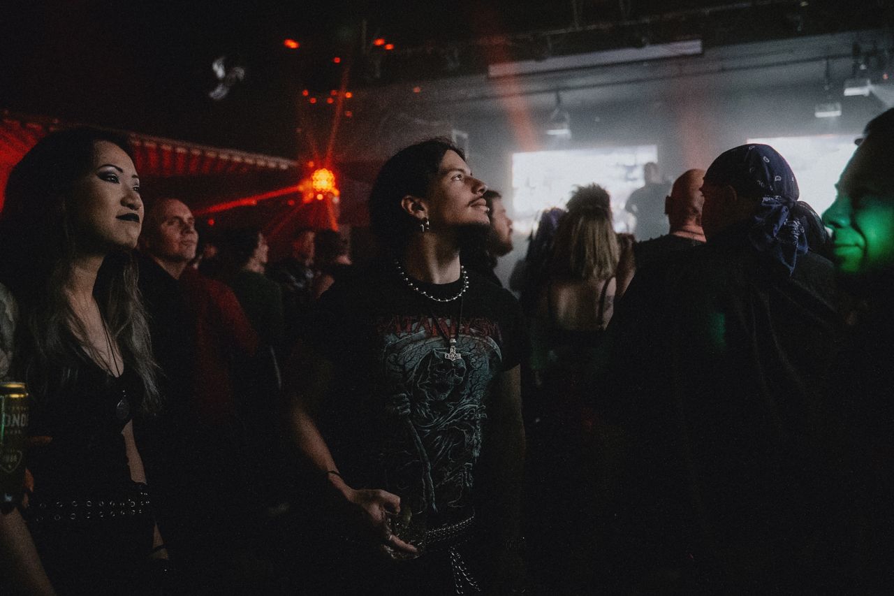 People dancing at a nightclub