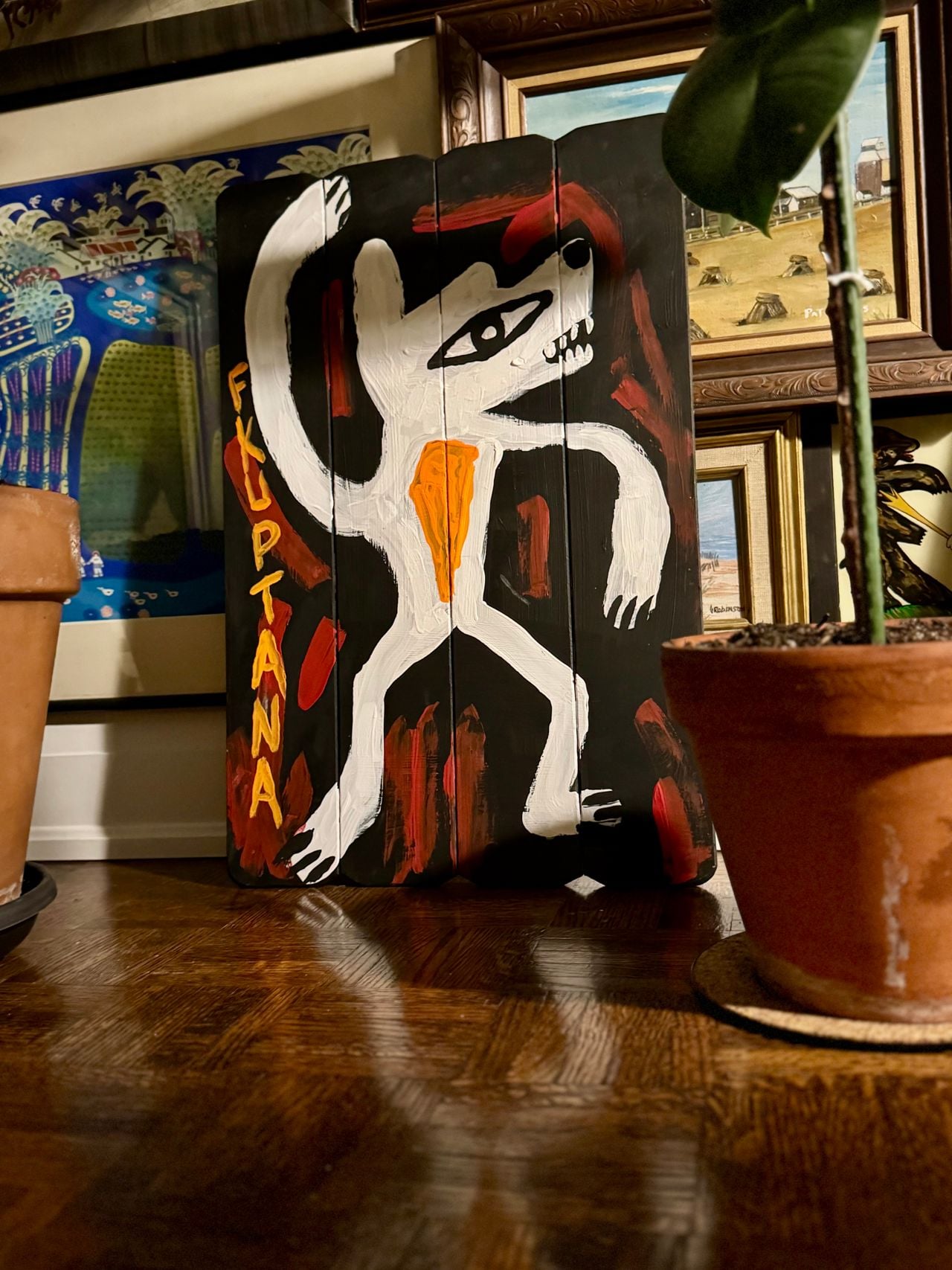 Inside an art dealer’s 430-square-foot apartment crammed with paintings