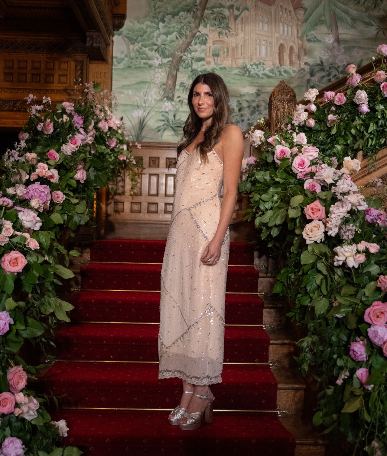 What went down at a frilly fashion show hosted by Suzanne Rogers