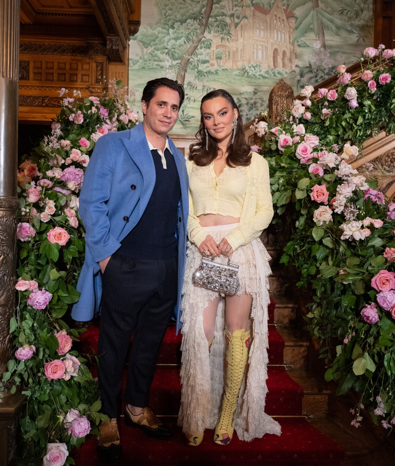 What went down at a frilly fashion show hosted by Suzanne Rogers