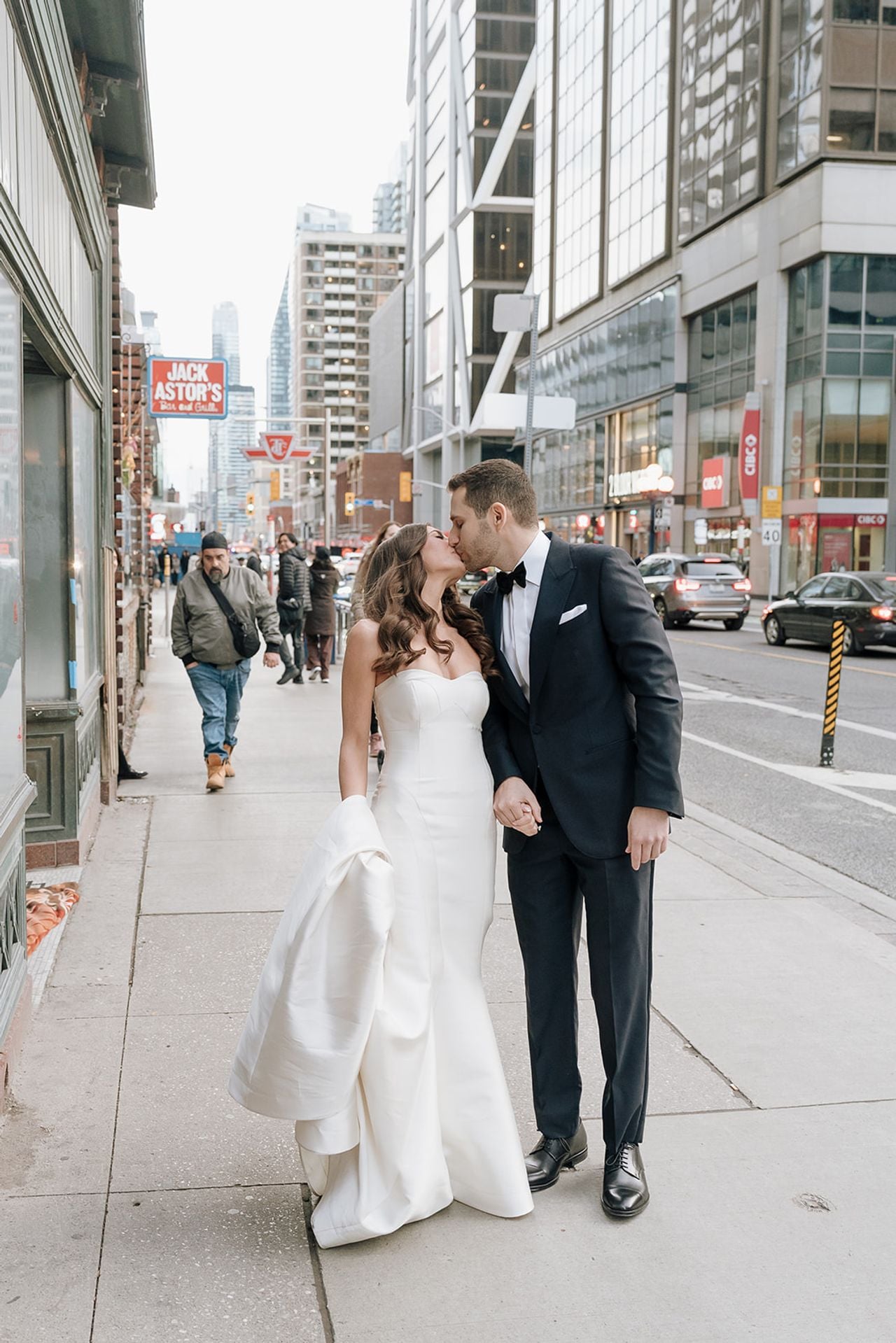 Inside a Hallmark-worthy wedding celebration at the Toronto Reference Library