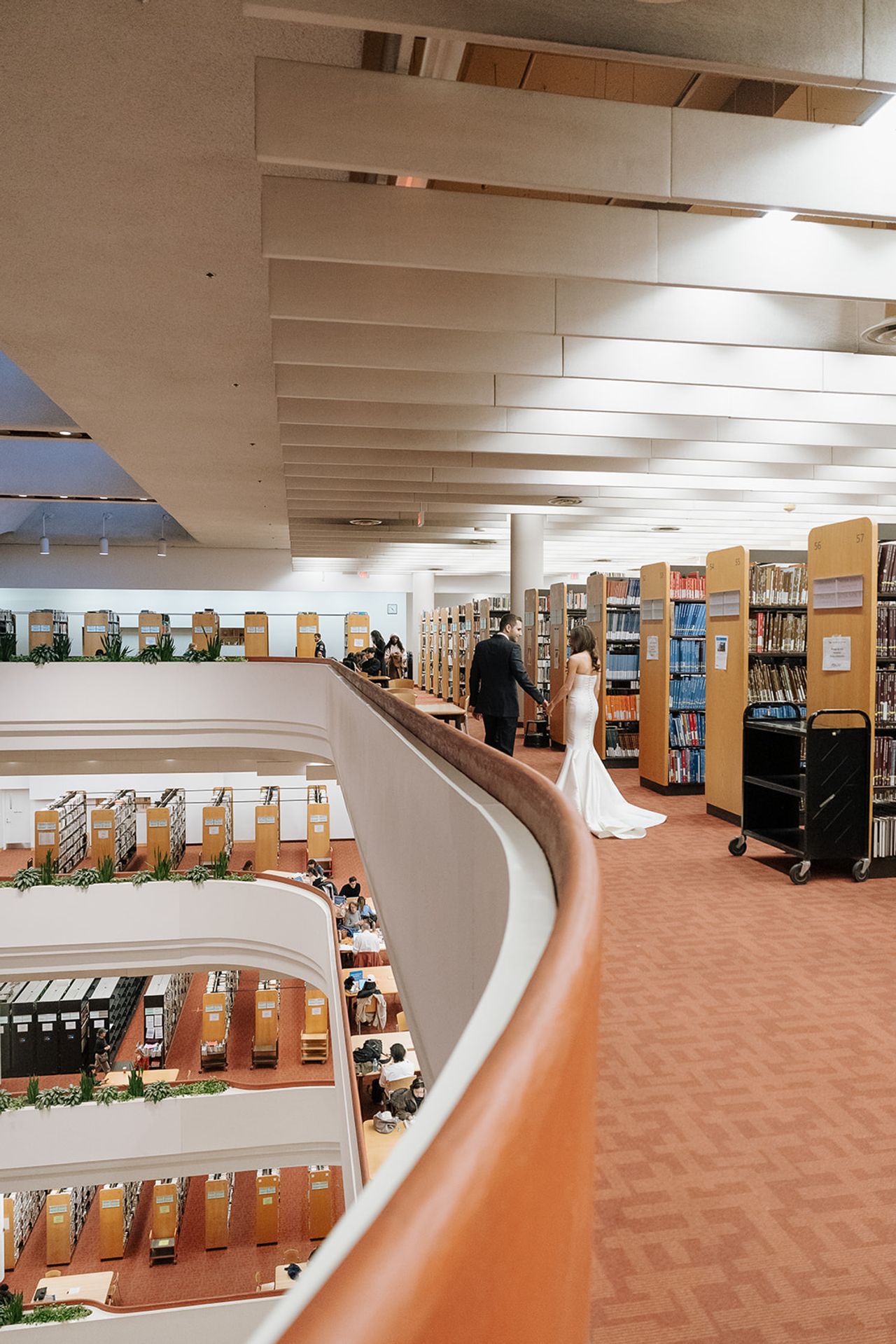 Inside a Hallmark-worthy wedding celebration at the Toronto Reference Library