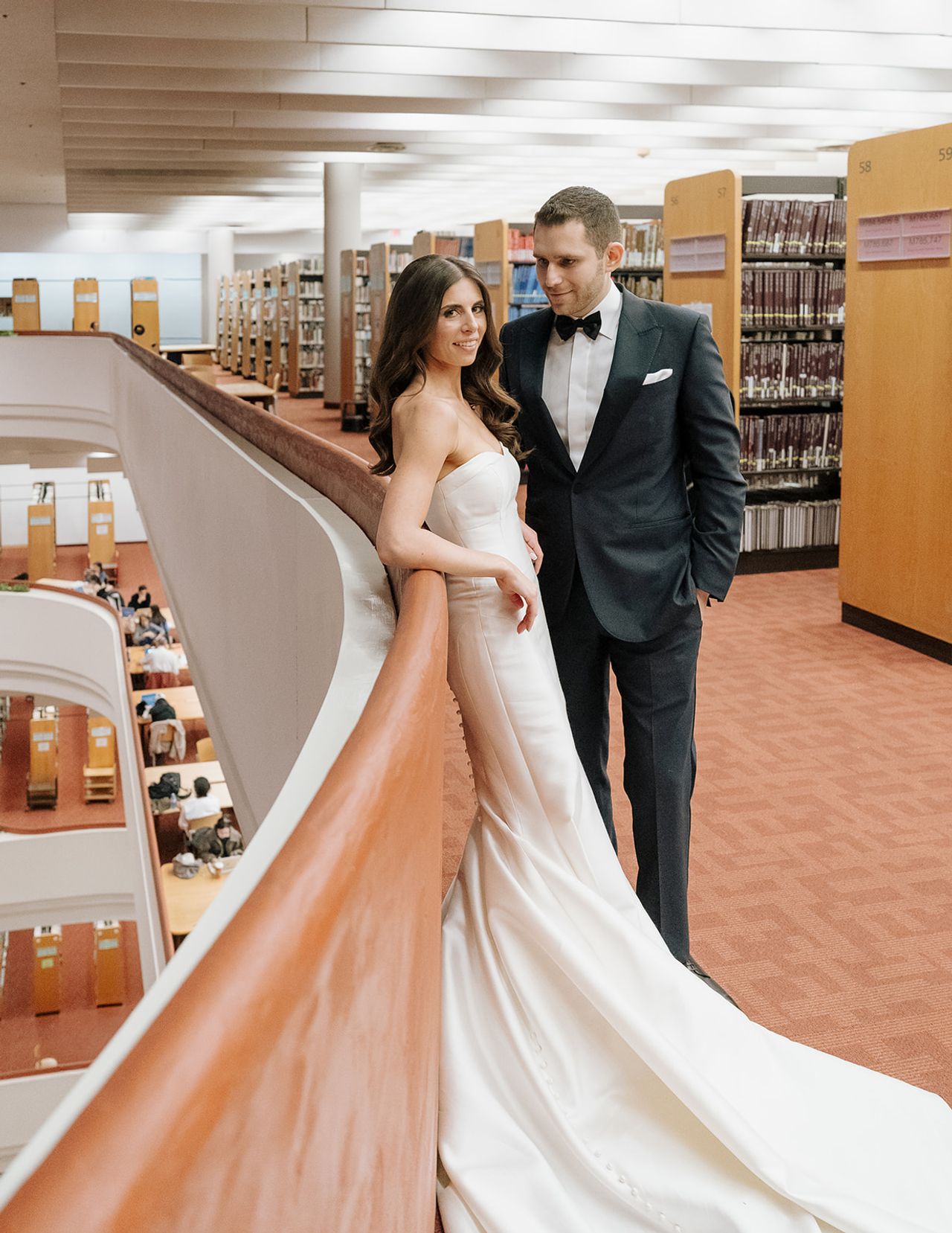 Inside a Hallmark-worthy wedding celebration at the Toronto Reference Library