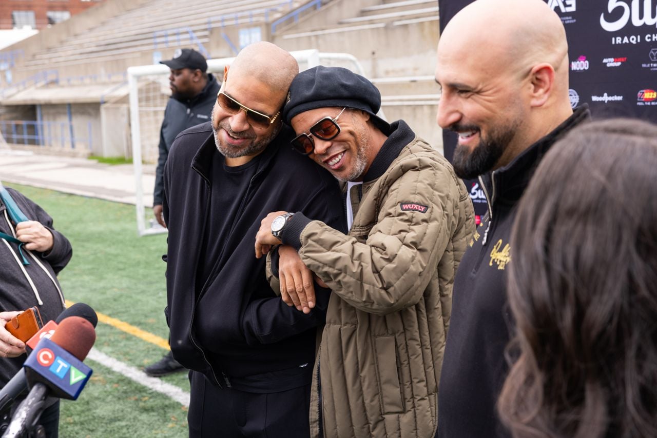 Ronaldinho is in Toronto to play a much-hyped match at BMO Field