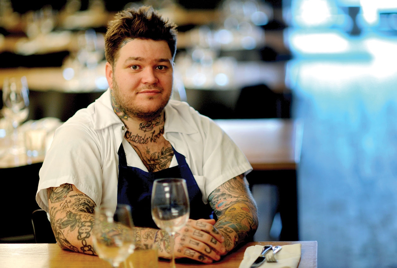 A young Matty Matheson at Parts and Labour