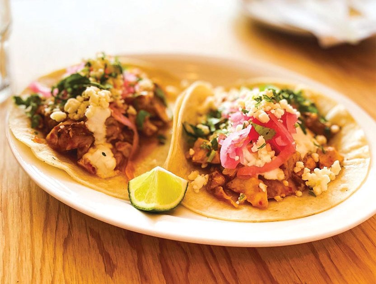 Pork tacos from Grand Electric