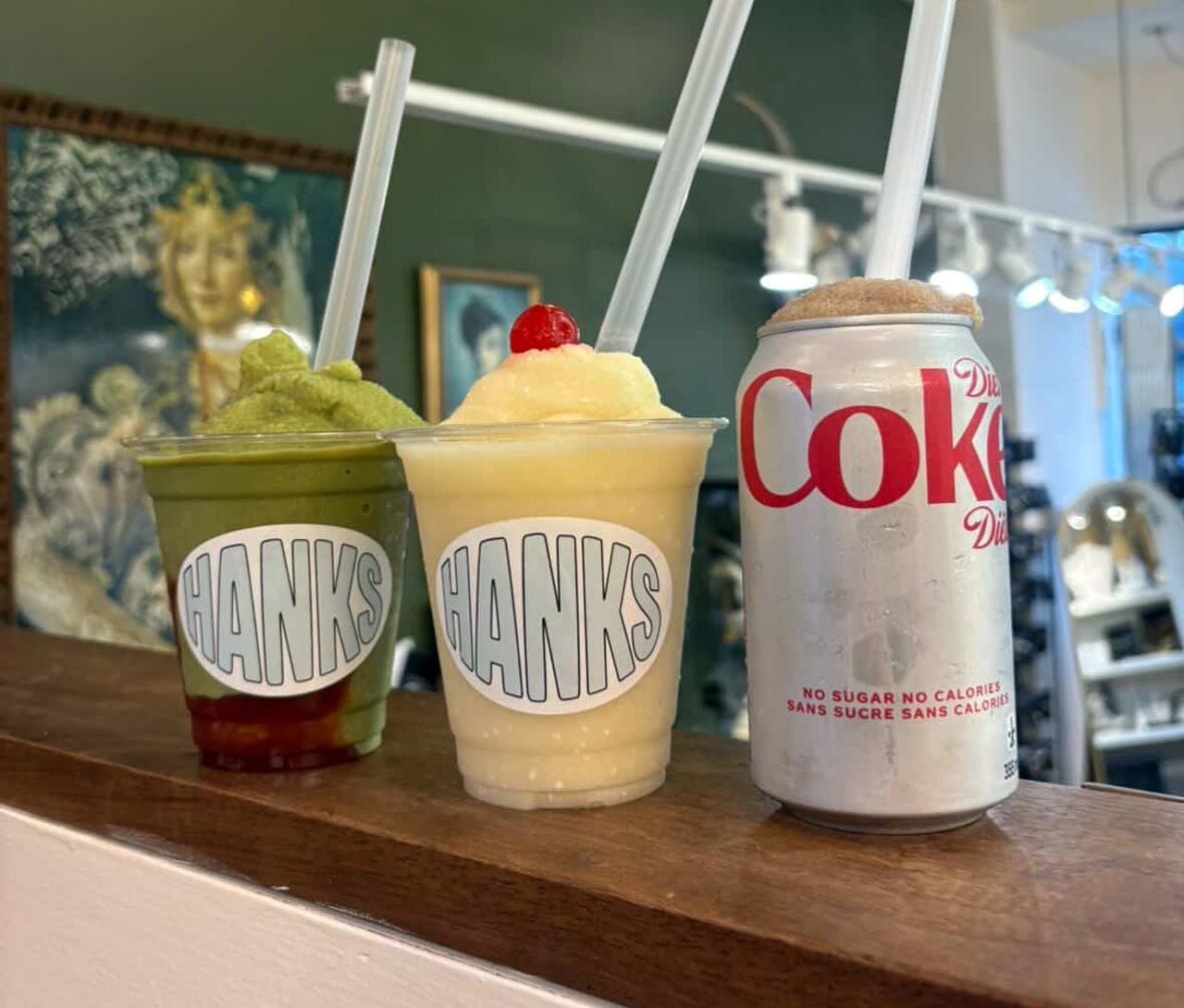 A trio of slushies available at Hank's in Toronto