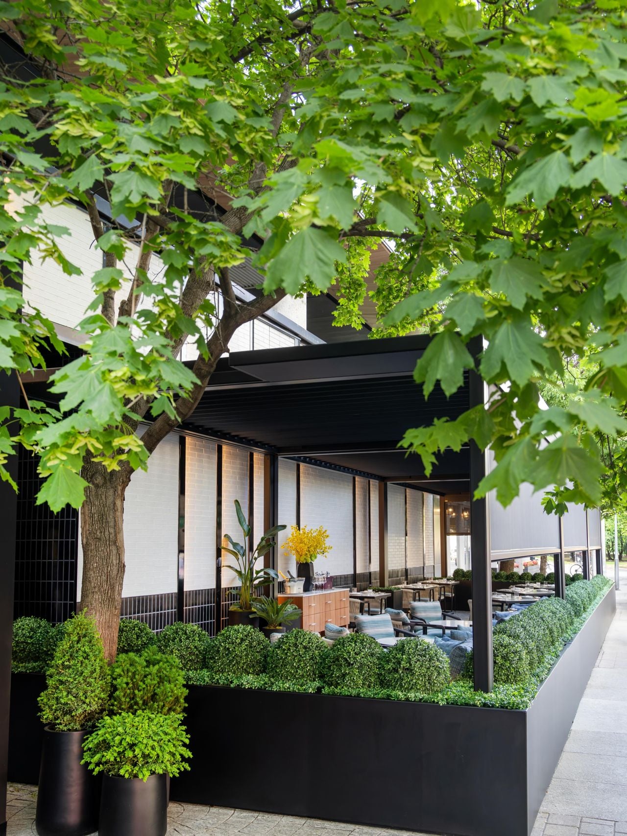 The patio at Sammarco